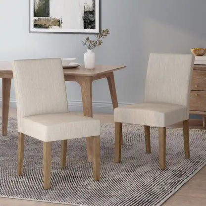 Kuna Contemporary Upholstered Dining Chair (Set of 2) by Christopher Knight Home
