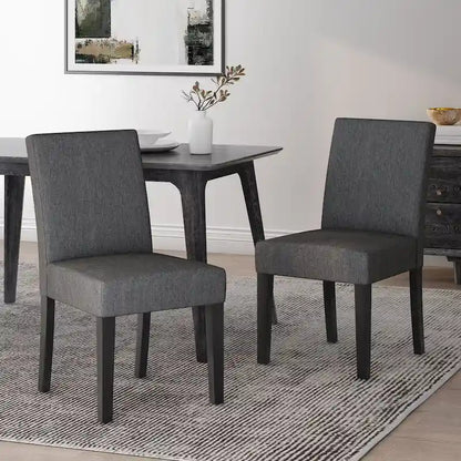 Kuna Contemporary Upholstered Dining Chair (Set of 2) by Christopher Knight Home