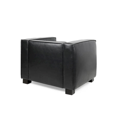 Goyette Faux Leather Club Chair by Christopher Knight Home