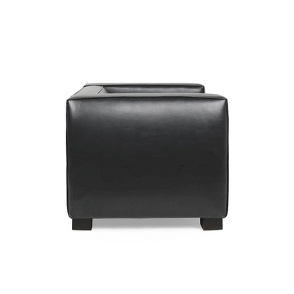 Goyette Faux Leather Club Chair by Christopher Knight Home