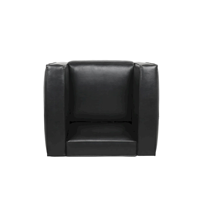 Goyette Faux Leather Club Chair by Christopher Knight Home