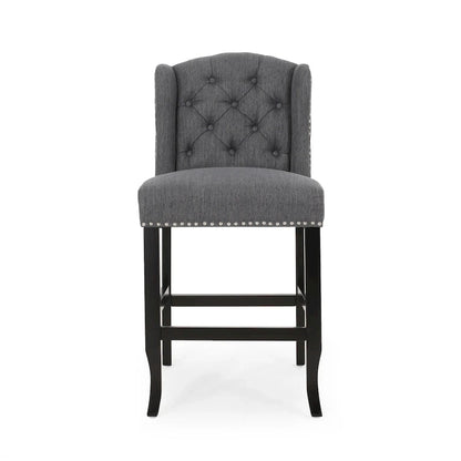 Foxcroft Wingback Counter Stool (Set of 2) by Christopher Knight Home