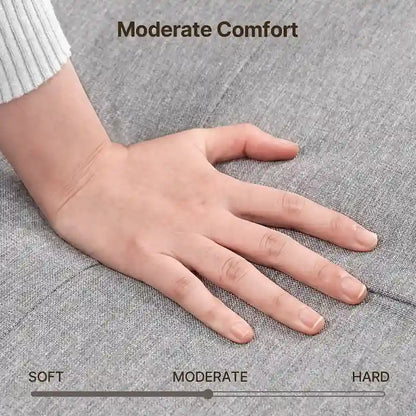 3 Seater Upholstered Living Room Sleeper Sofa, Recliner Sofa Bed with Backrest