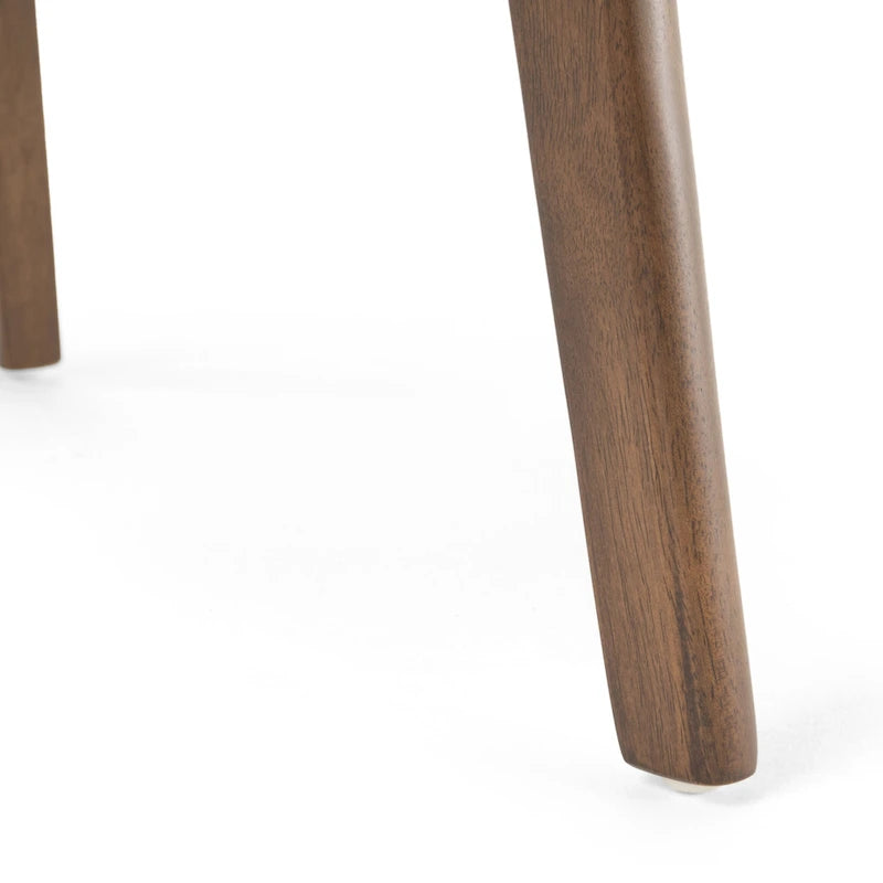 Fabric-upholstered Wood Dining Chairs (Set of 2) by Christopher Knight