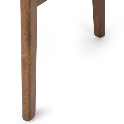 Fabric-upholstered Wood Dining Chairs (Set of 2) by Christopher Knight