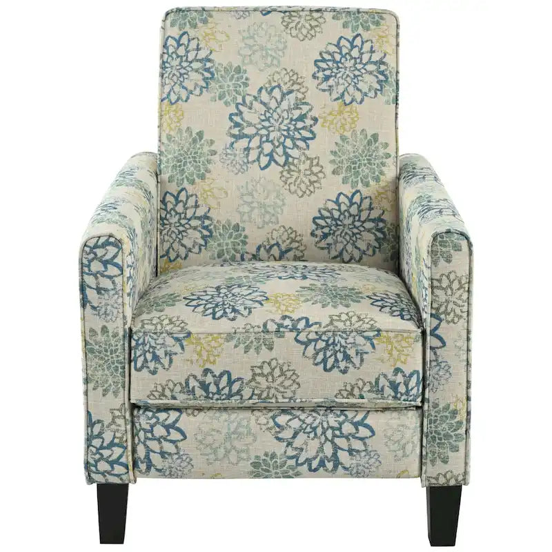 Darvis Floral Recliner Club Chair by Christopher Knight Home