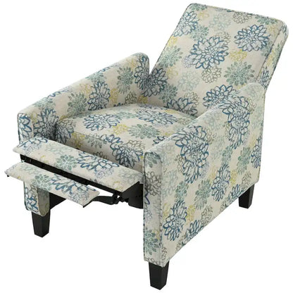 Darvis Floral Recliner Club Chair by Christopher Knight Home