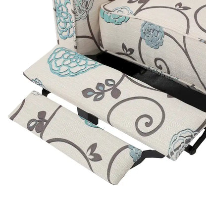 Darvis Floral Recliner Club Chair by Christopher Knight Home