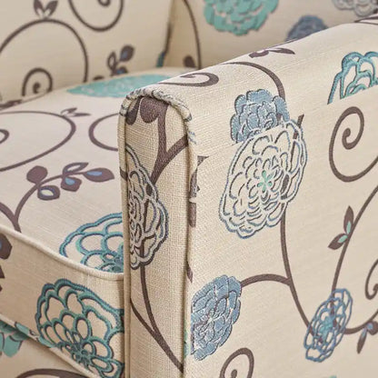 Darvis Floral Recliner Club Chair by Christopher Knight Home