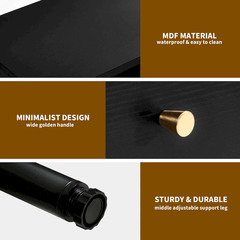 Moasis Modern 6 Drawers/7 Drawer Chest of Drawer Double Dresser