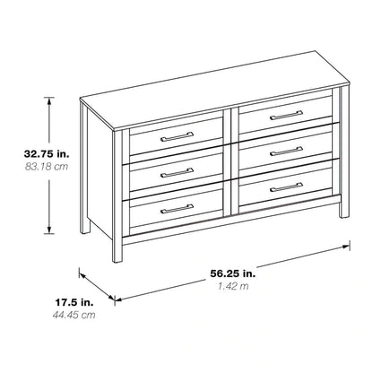 Stonebrook 6-Drawer Dresser
