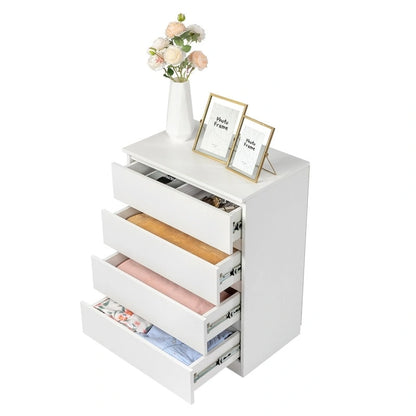 Modern Wood Dresser for Bedroom with 4 Drawers