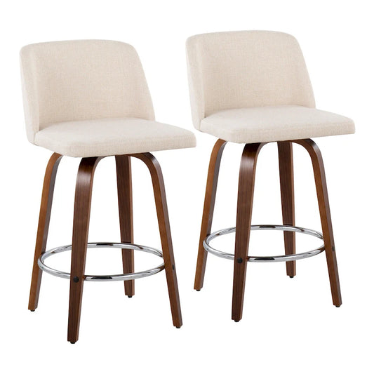 Carson Carrington Vallberga 26 Upholstered Counter Stool (Set of 2)