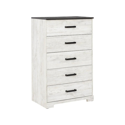 Signature Design by Ashley Shawburn Contrasting Woodgrain Chest of Drawers
