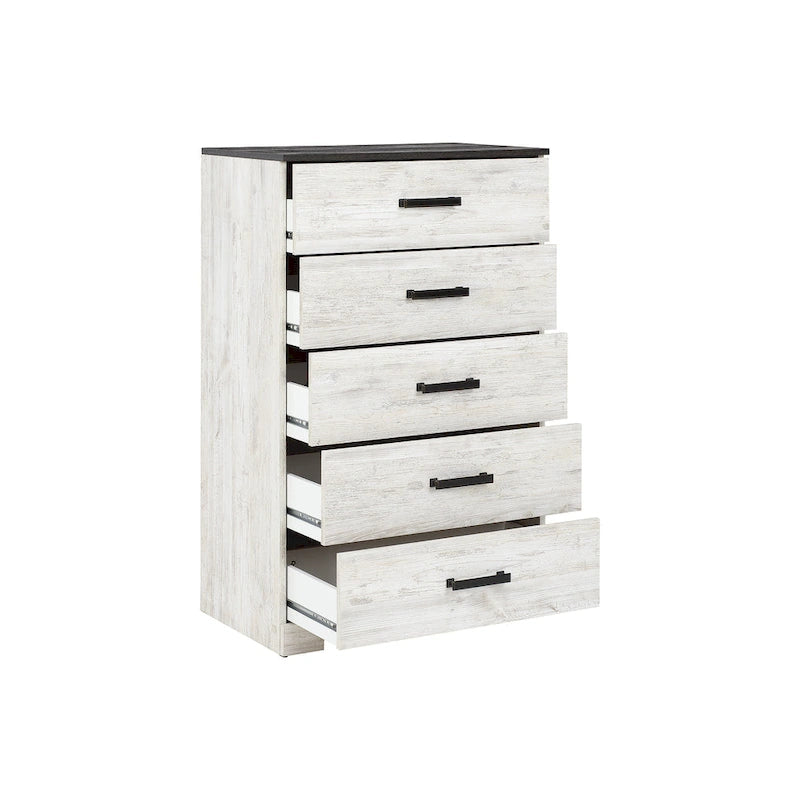 Signature Design by Ashley Shawburn Contrasting Woodgrain Chest of Drawers