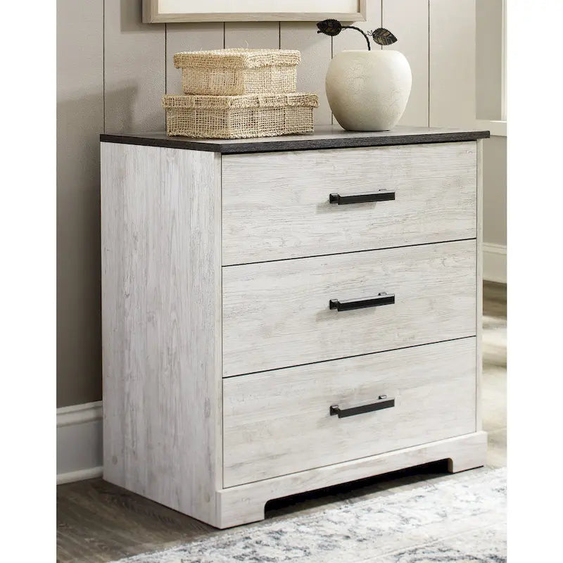 Signature Design by Ashley Shawburn Contrasting Woodgrain Chest of Drawers