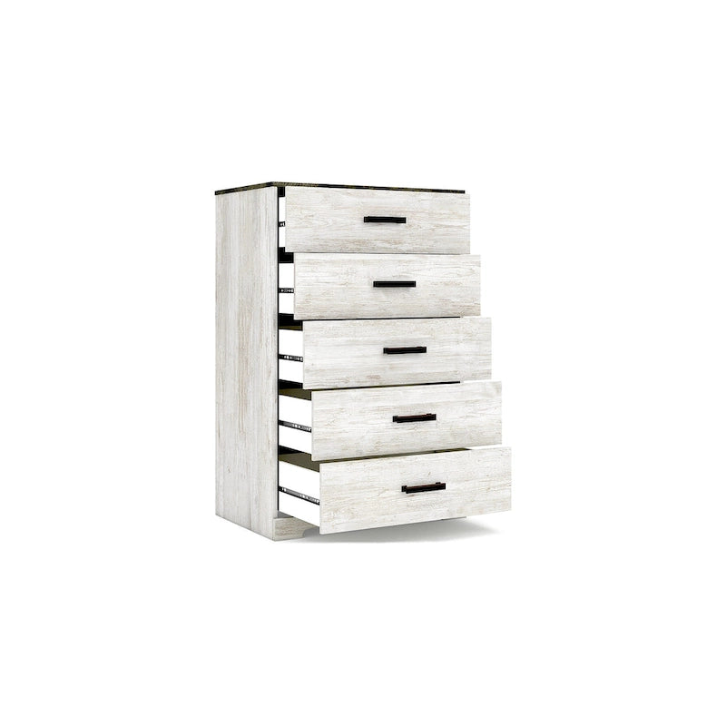 Signature Design by Ashley Shawburn Contrasting Woodgrain Chest of Drawers