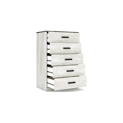 Signature Design by Ashley Shawburn Contrasting Woodgrain Chest of Drawers
