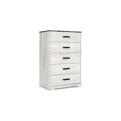 Signature Design by Ashley Shawburn Contrasting Woodgrain Chest of Drawers