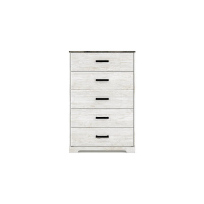 Signature Design by Ashley Shawburn Contrasting Woodgrain Chest of Drawers