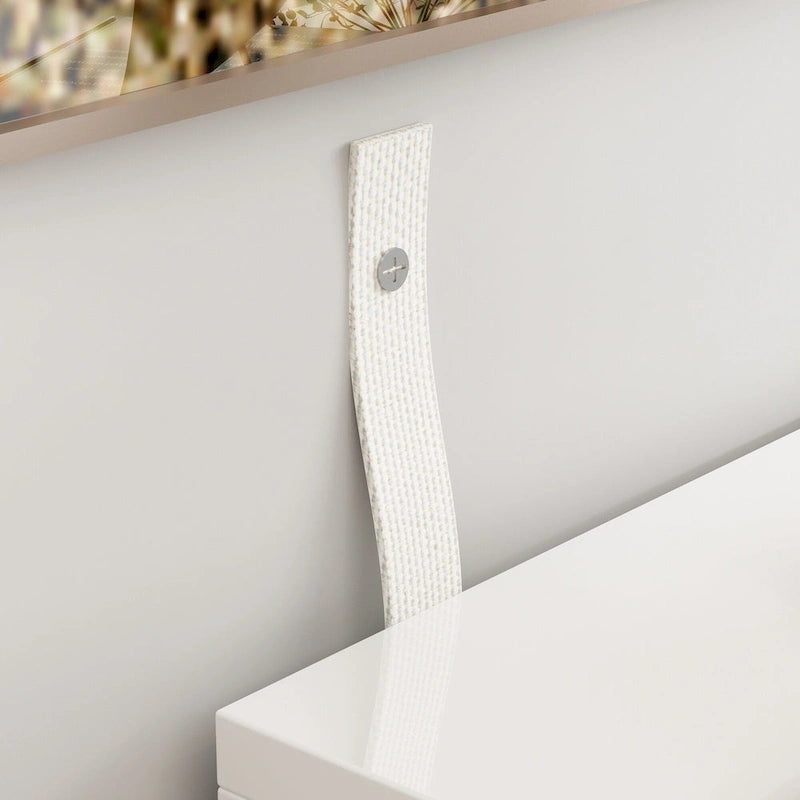 31.5 High Gloss Chest With Light Chest w/5 Drawers&Spacious Tabletop