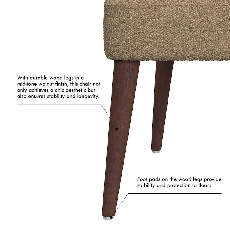 HomePop Hemet Gayle Upholstered Modern Dining Chair