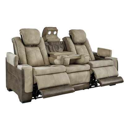 Next-Gen DuraPella Power Recliner Sofa with Adjustable Headrest