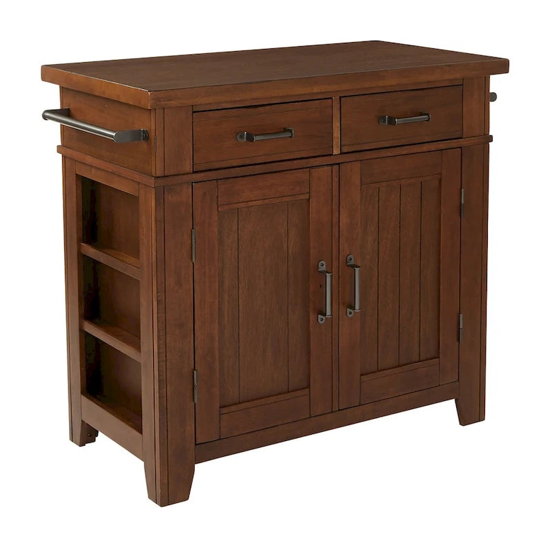 Copper Grove Mandevilla Oak Kitchen Island