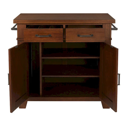 Copper Grove Mandevilla Oak Kitchen Island