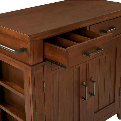 Copper Grove Mandevilla Oak Kitchen Island