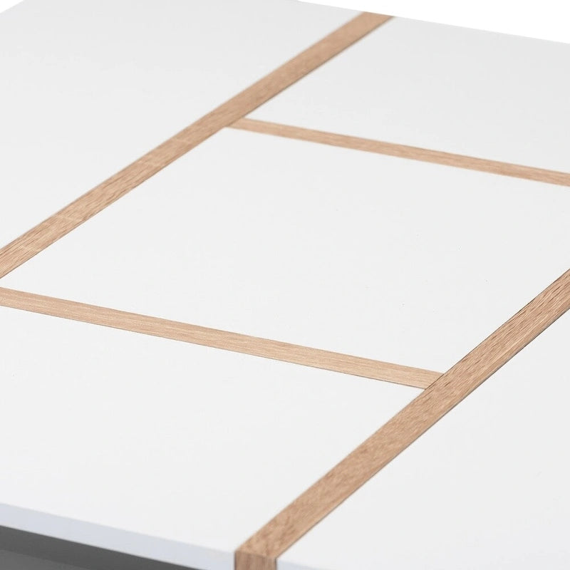 Carson Carrington Uljeshult Modern and Contemporary Wood Coffee Table