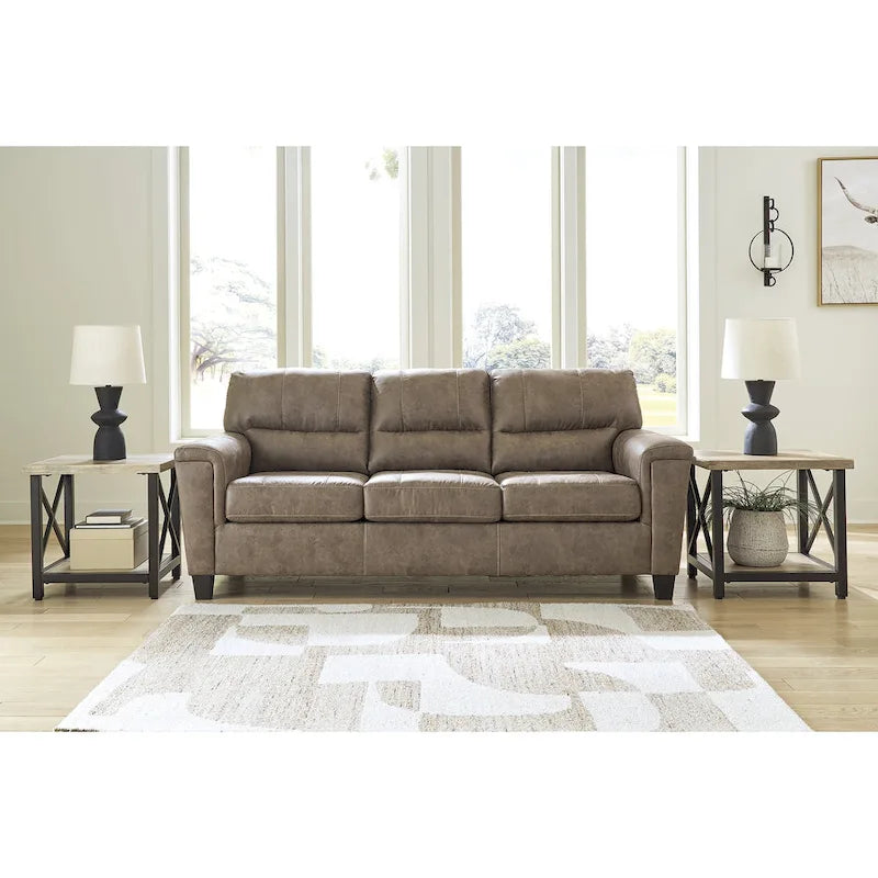 Signature Design by Ashley Navi Fossil Queen Sofa Sleeper - 89 W x 38 D x 39 H