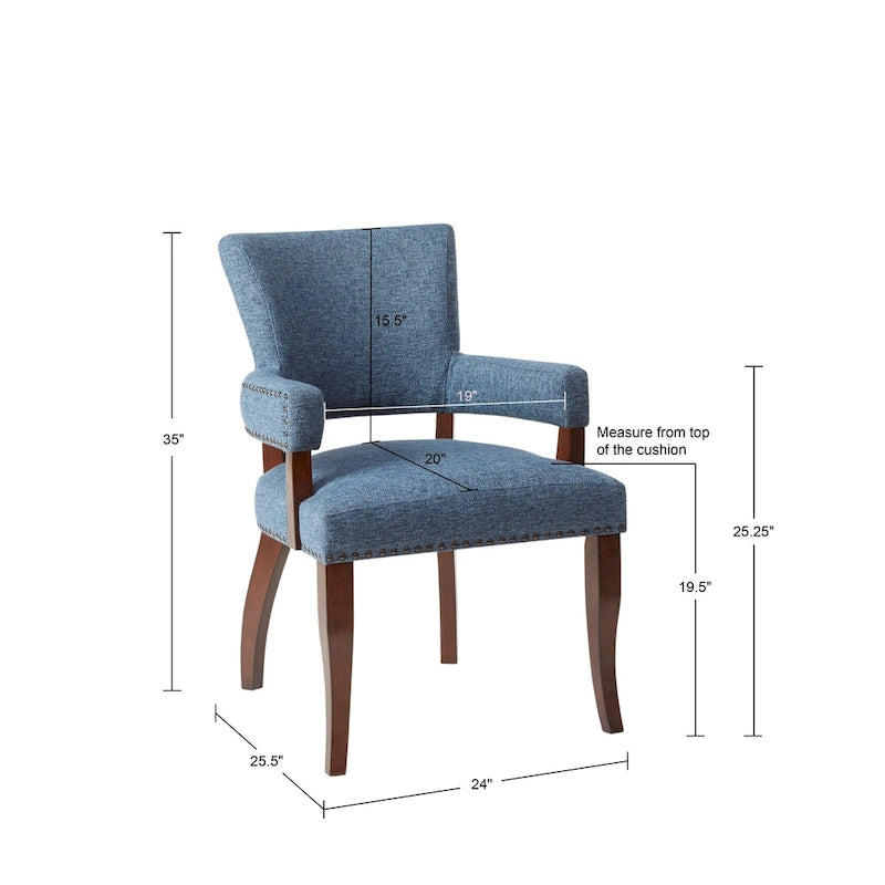 Madison Park Dawson Arm Dining Chair