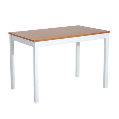 Five Piece Solid Pine Wood Table and High Back Chair Dining Set