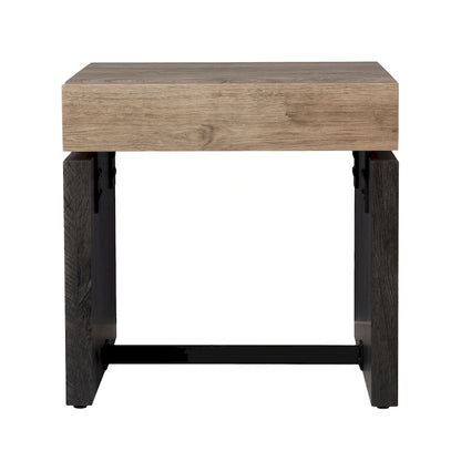 SEI Furniture Hedgefield Duo-Tone Side Table