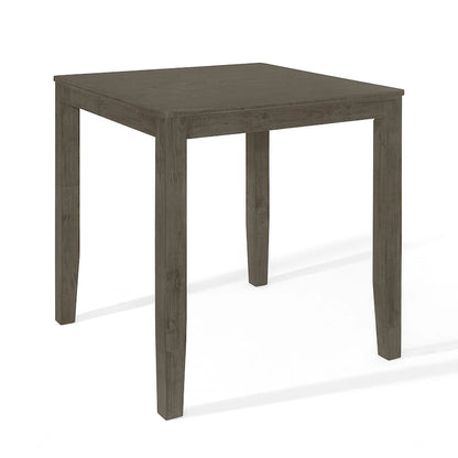 CraftPorch Simple Classy Square Counter Height Dining Table - Grey