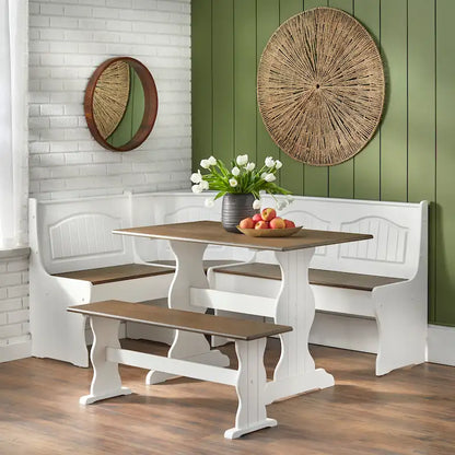 Simple Living Washington 3-piece Breakfast Nook with Storage