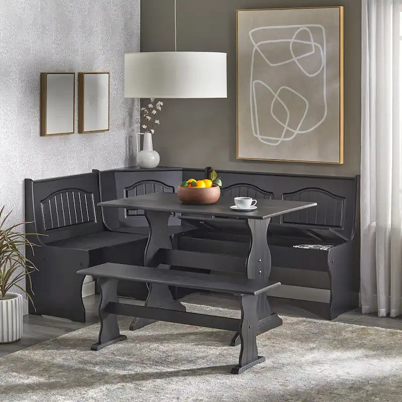 Simple Living Washington 3-piece Breakfast Nook with Storage