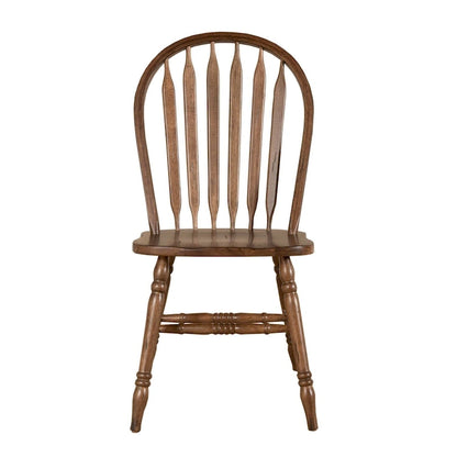 Carolina Crossing Antique Honey Finish Windsor Dining Chair (Set of 2)