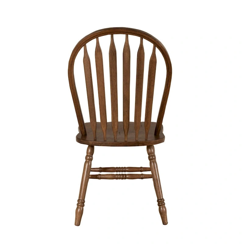 Carolina Crossing Antique Honey Finish Windsor Dining Chair (Set of 2)