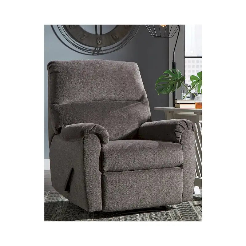 Nerviano Traditional Zero Wall Recliner Gray