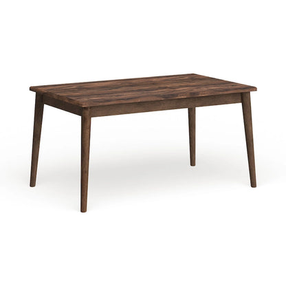 Furniture of America Sevo Midcentury Modern Brown 59-inch Dining Table