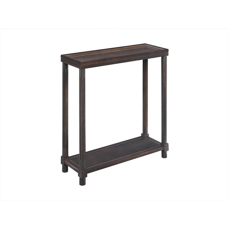 NewRidge Home Goods Harrison Narrow Side Tables, Espresso, Set of 2