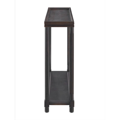 NewRidge Home Goods Harrison Narrow Side Tables, Espresso, Set of 2