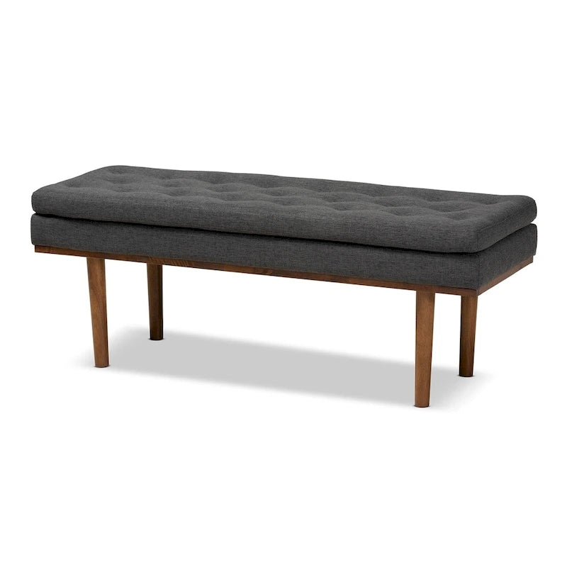 Carson Carrington Ufas Mid-century Modern Upholstered Bench