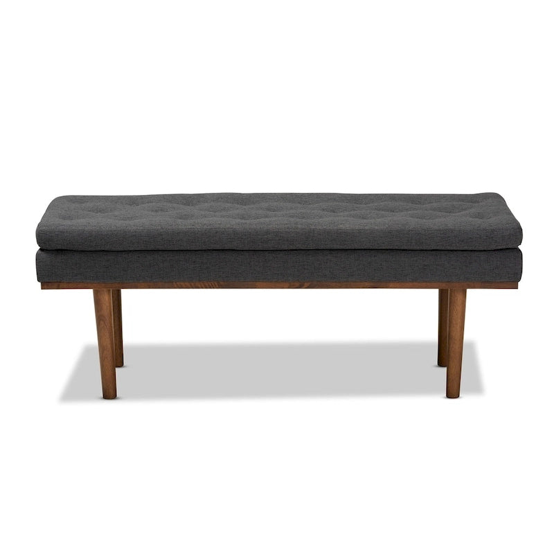 Carson Carrington Ufas Mid-century Modern Upholstered Bench