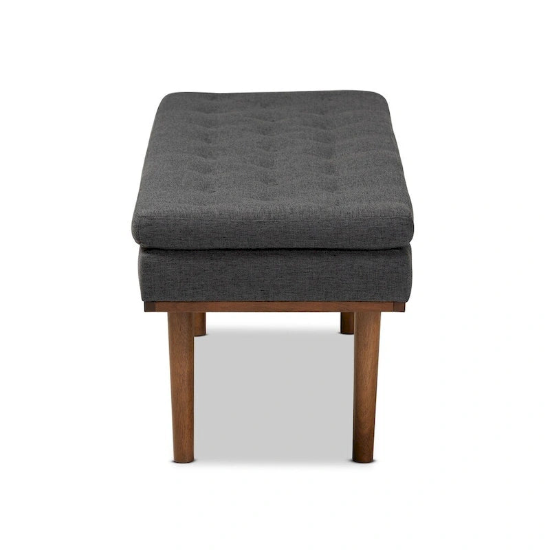 Carson Carrington Ufas Mid-century Modern Upholstered Bench