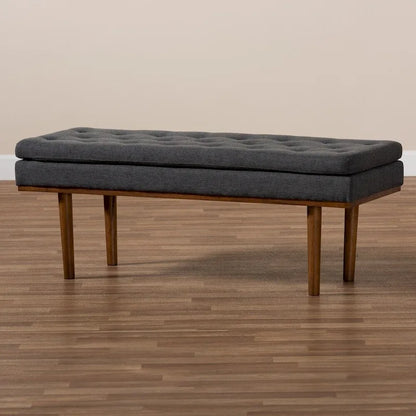 Carson Carrington Ufas Mid-century Modern Upholstered Bench