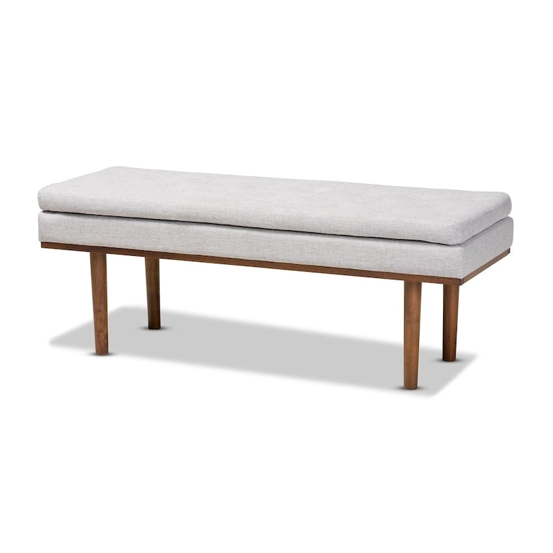 Carson Carrington Ufas Mid-century Modern Upholstered Bench