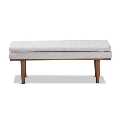 Carson Carrington Ufas Mid-century Modern Upholstered Bench